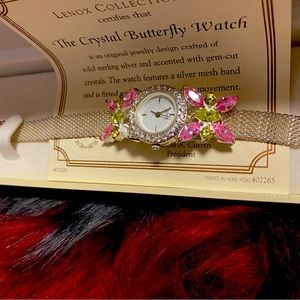 The crystal butterfly watch.